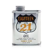 18 21 Man Made Beard & Hair Oil- Noble Oud 2oz