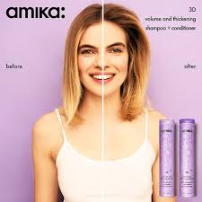 Amika 3D Volume And Thickening Shampoo 275ml