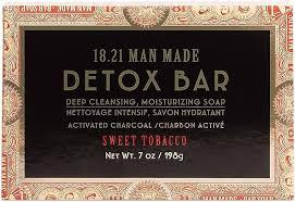 18 21 Man Made Detox Bar Soap Sweet Tobacco