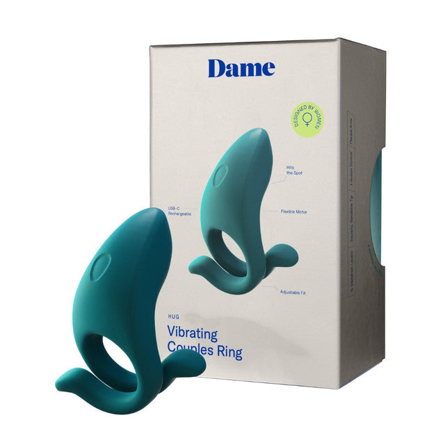 Dame Hug Vibrating Couples Ring