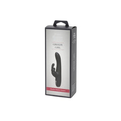 Fifty Shades of Grey Greedy Girl Rechargeable Slimline Rabbit Vibrator Black
