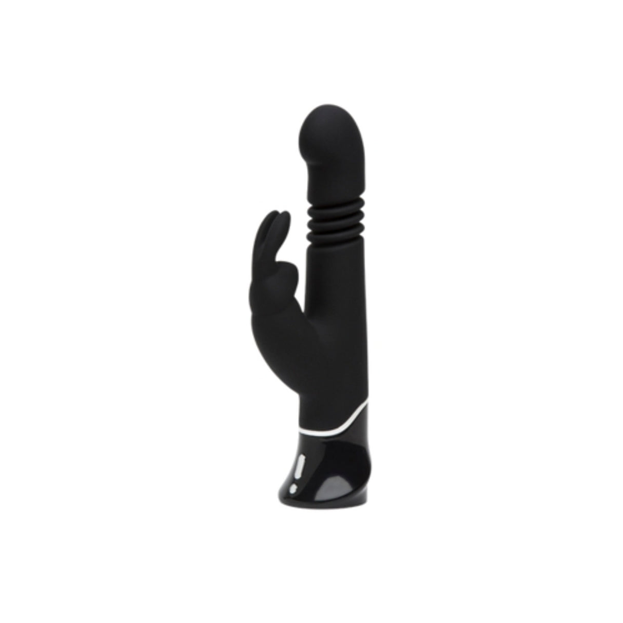 Fifty Shades of Grey Greedy Girl Rechargeable G Spot Thrusting Rabbit Vibrator Black