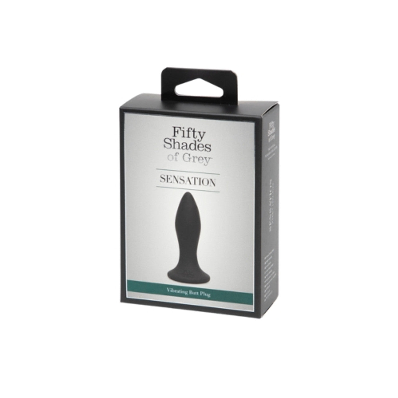 Fifty Shades of Grey Sensation Rechargeable Vibrating Butt Plug Black