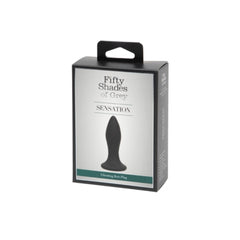 Fifty Shades of Grey Sensation Rechargeable Vibrating Butt Plug Black