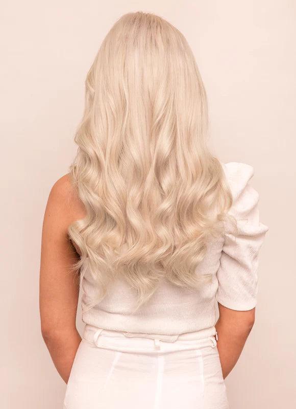 Show Pony 18 Inch 3 Clip weft Pure Blonde