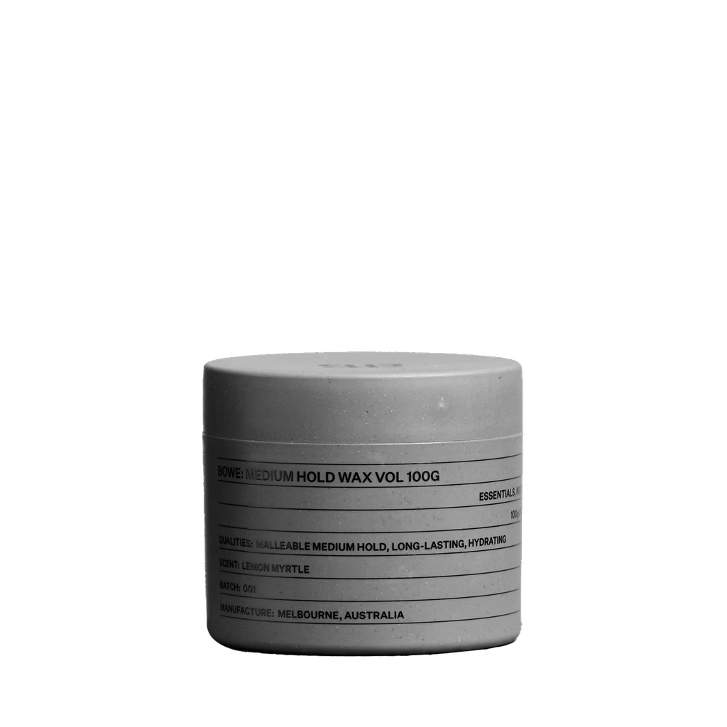 Barberian Man Bowe Medium Hold Black Wax 100g
