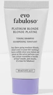 Evo platinum blonde toning shampoo 30ml
