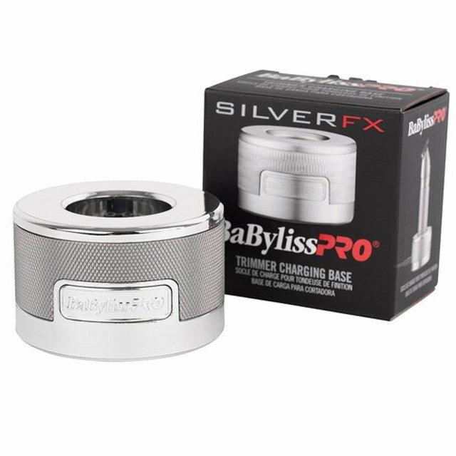 BabylissPRO Charging Base Trimmer - Silver.