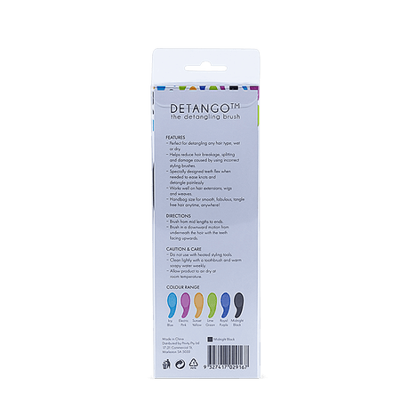 Detango The Detangling Brush Midnight Black