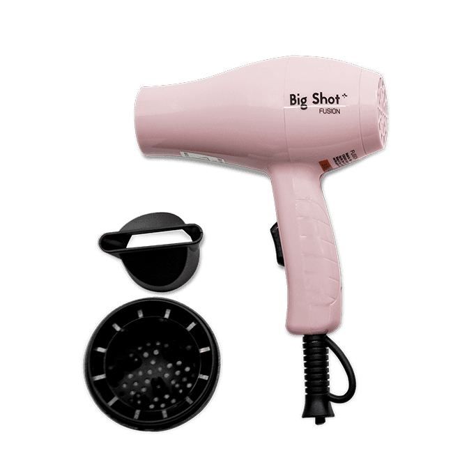 Fusion Big Shot Travel Hair Dryer In Baby Pink