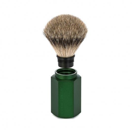 Muhle Hexagon S31MHXGForest Synthetic Silvertip 3-Piece Shaving Set