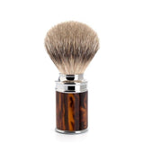 Muhle Traditional 31M108 Silvertip Fine Badger Brush Black Tortoiseshell Resin