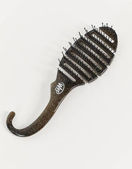 Wet Brush Shower Flex Detangler Black Glitter.