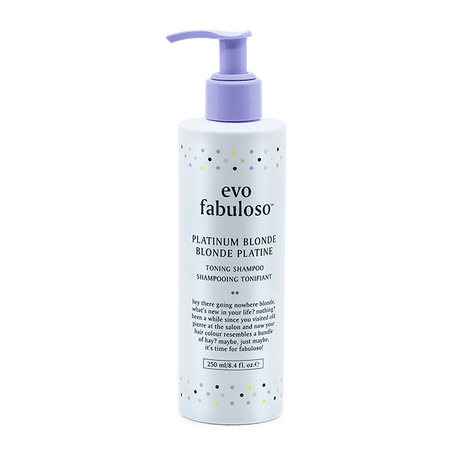 Evo Fabuloso Platinum Blonde Toning Shampoo 250ml