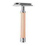 Muhle Traditional R89 Safety Razor Closed Comb Chrome Plated Rose Gold 41mm by 94mm