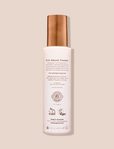 INIKA Organic Hydrating Toning Mist 120ml.