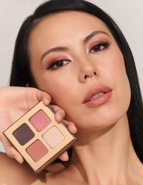 INIKA Organic Quad Eyeshadow Palette Flowers 8g.