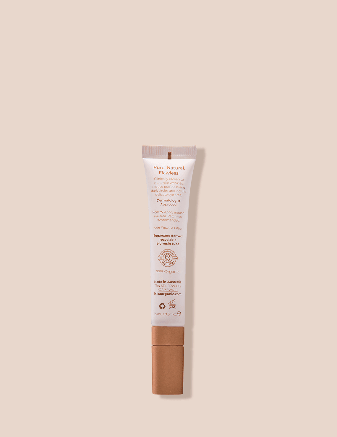 INIKA Organic Phytofuse Renew Eye Cream 15ml.
