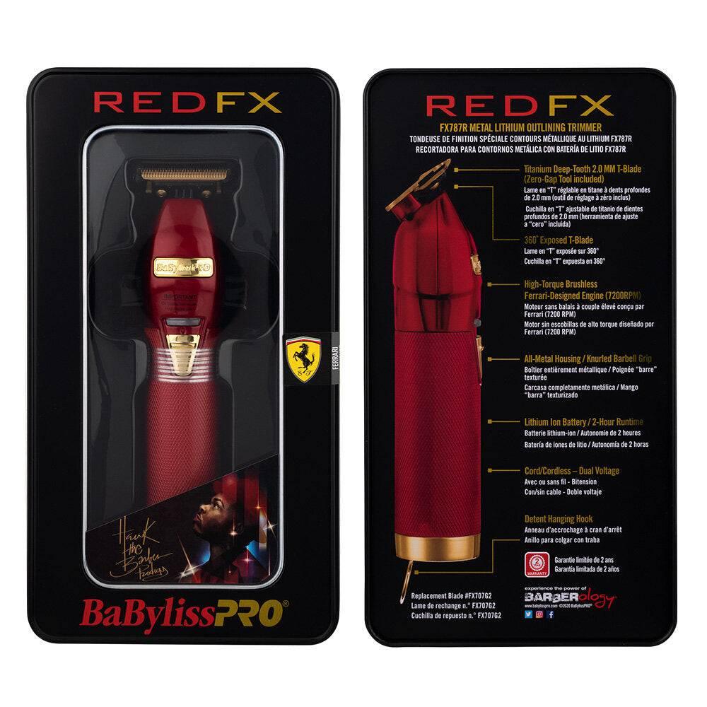 BaByliss Pro RedFX Skeleton Lithium Hair Trimmer Influencer Collection