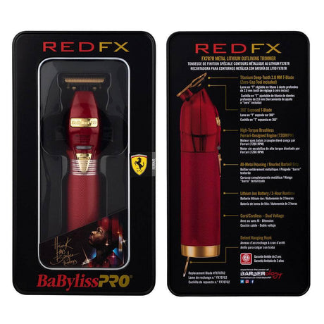 BaByliss Pro RedFX Skeleton Lithium Hair Trimmer Influencer Collection