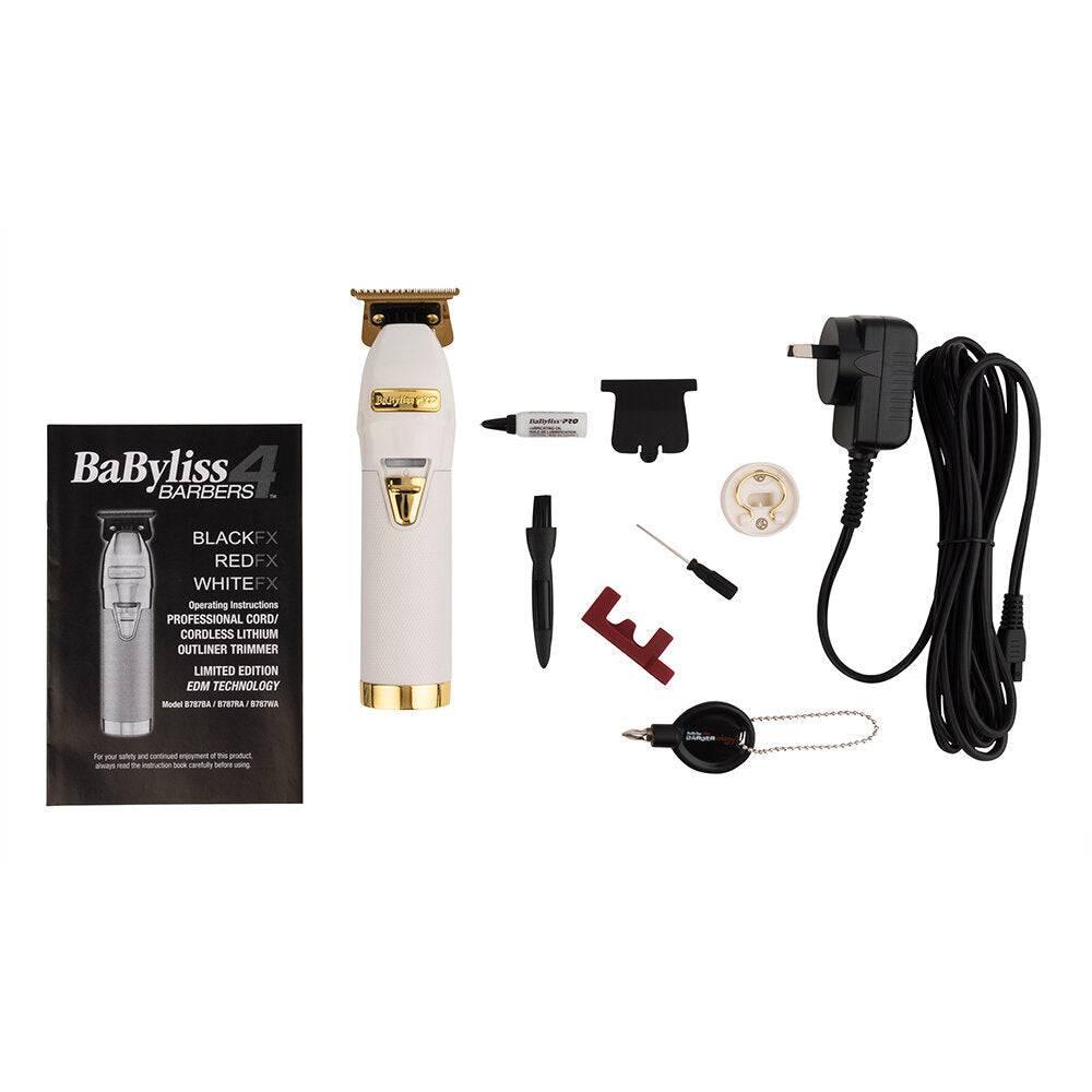 BaByliss Pro WhiteFX Skeleton Lithium Hair Trimmer Influencer Collection