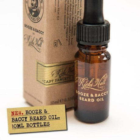 Captain Fawcett Ricki Hall Booze and Baccy Beard Oil 10ml