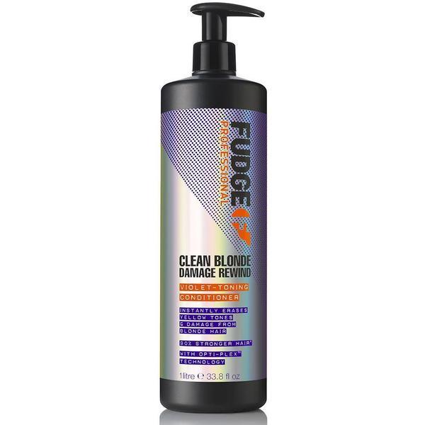 Fudge Clean Blonde Damage Rewind Violet Toning Conditioner 1 Litre