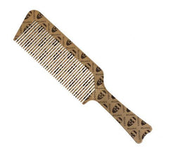 Pegasus Skuletto 514A Gold Flat Topper Barber Comb