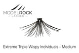 ModelRock Extreme Triple Wispy Individual Lashes Medium Pack 5