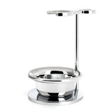 Muhle RHM 22 S Brush and Razor Stand with Bowl – Chrome Plated