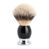 Muhle Sophist Silvertip Badger Hair Shaving Brush Black Resin