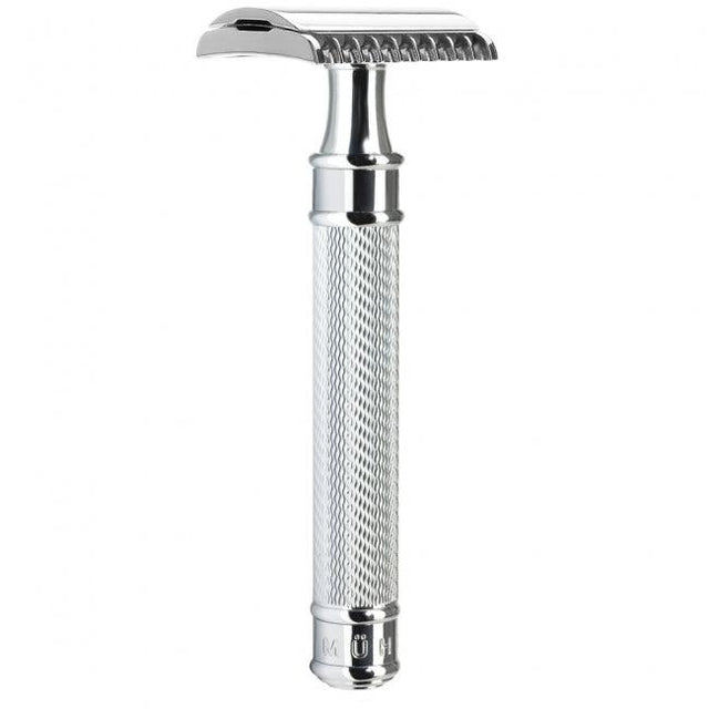 Muhle Traditional R41 Safety Razor Open Comb Chrome Plated Metal 41mm by 94mm