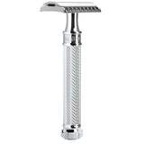 Muhle Traditional R89 Closed Comb Safety Razor – Twist Razor Head Length - 41mm, Safety Razor Length - 107mm