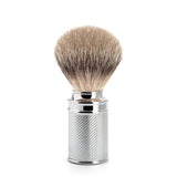 Muhle Traditional M89 Silvertip Fine Badger Brush Chrome Plated Metal 19mm