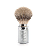 Muhle Traditional M89 Silvertip Fine Badger Brush Chrome Plated Metal 19mm