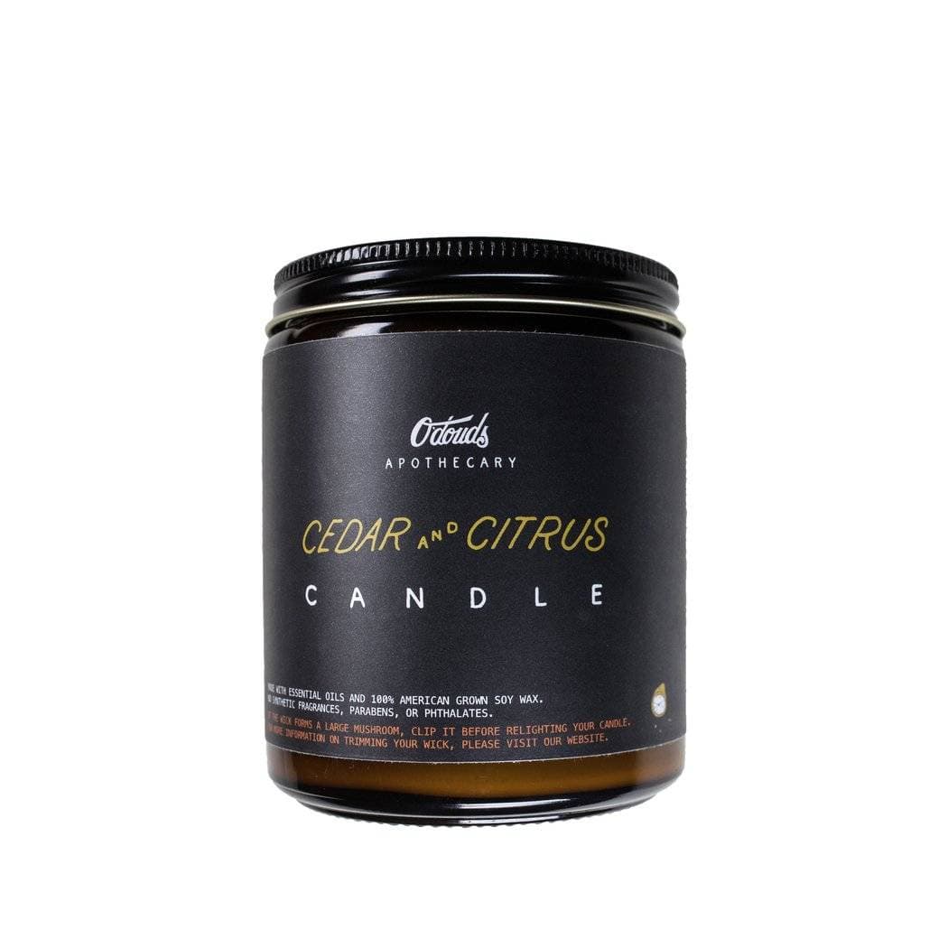 ODouds Cedar And Citrus Candle 227g