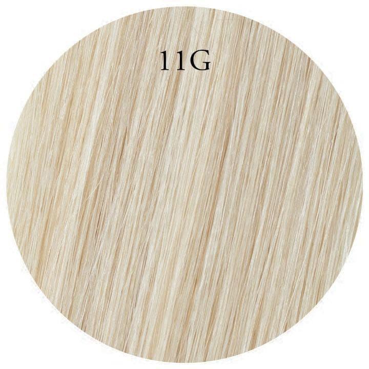 Showpony 20" Weft Human Hair Extensions (No Clips) Mid Brown