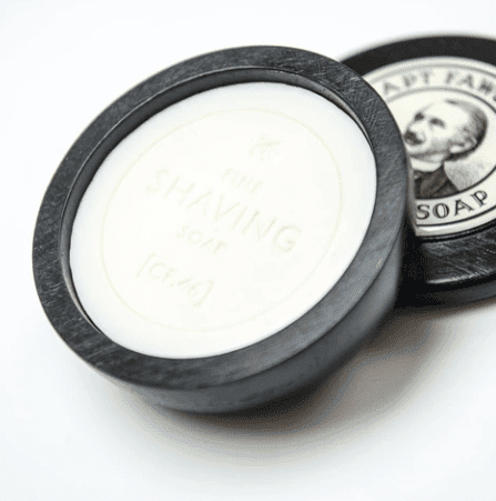 Captain Fawcett Shave Soap in Wooden Bowl 100g