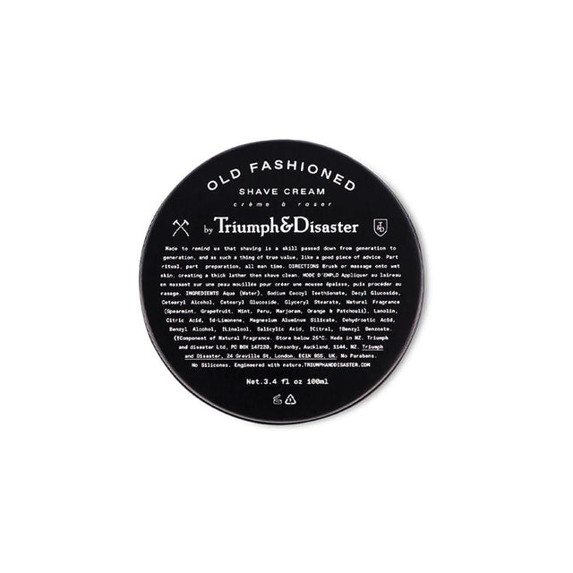 Triumph & Disaster Old Fashioned Shave Cream 100ml Jar.