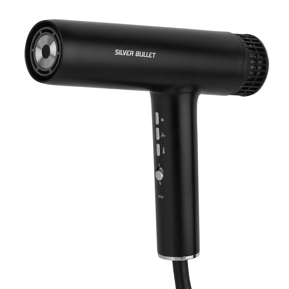 Silver Bullet Revolution Hair Dryer Black.