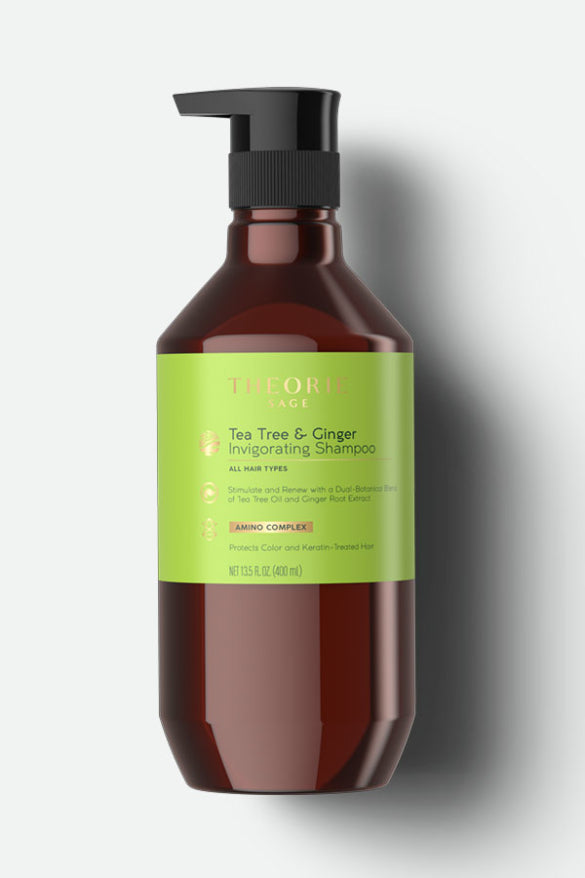Theorie Tea Tree Ginger Invigorating Shampoo 400ml