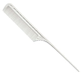 YS Park 111 White Fine Tooth Tail Comb