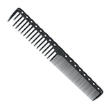 YS Park 332 Black Wide Fine Tooth Cutting Comb