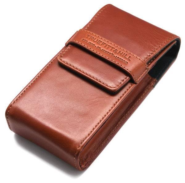 Truefitt and Hill Cologne Leather Travel Holder Tan