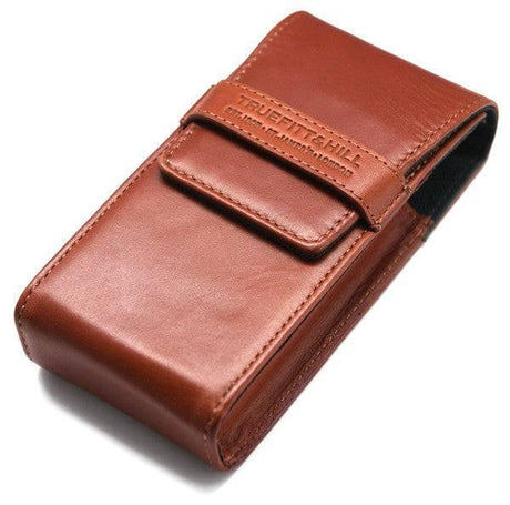 Truefitt and Hill Cologne Leather Travel Holder Tan