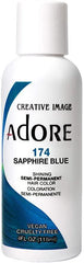 Adore Semi Permanent Hair Color 174 Sapphire Blue 118ml