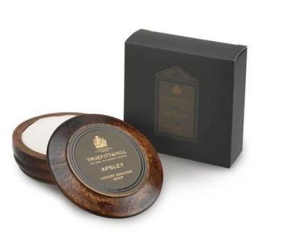 Truefitt and Hill Apsley Luxury Shaving Soap in Wooden Bowl 99g