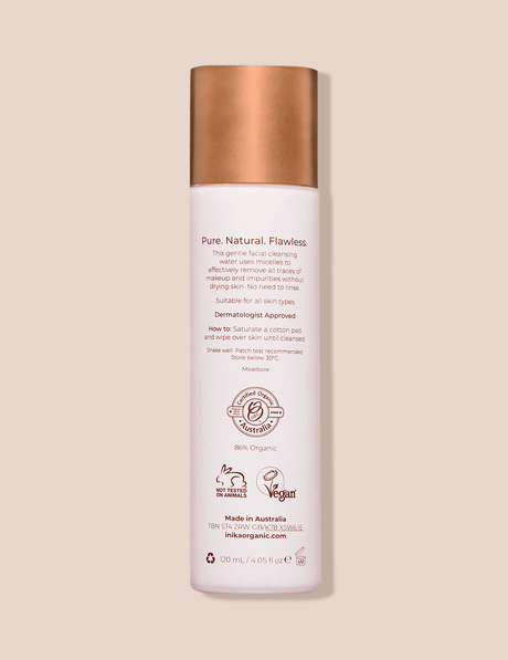 INIKA Organic Phyto-Active Rosewater Micellar 120ml.