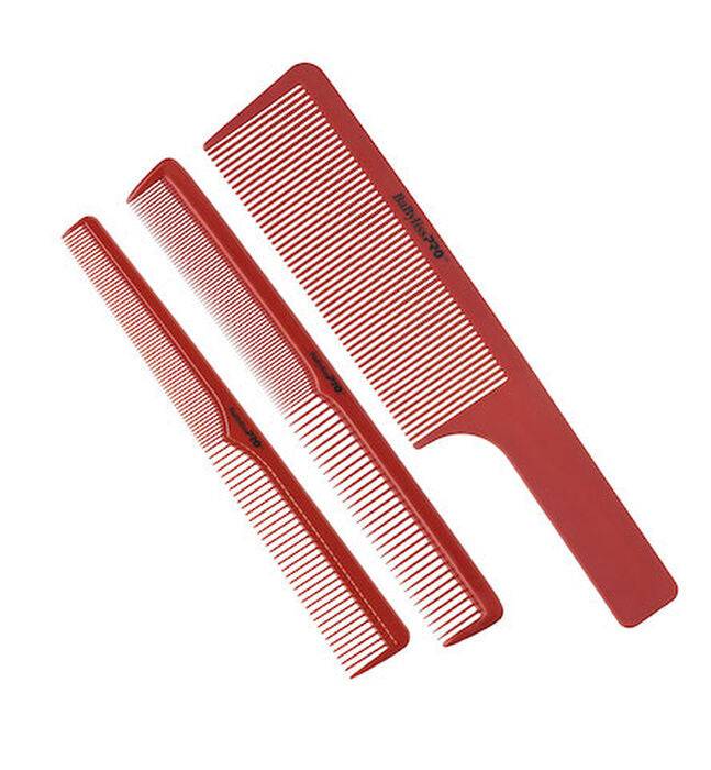 BaBylissPRO Barberology Comb Set 3pc
