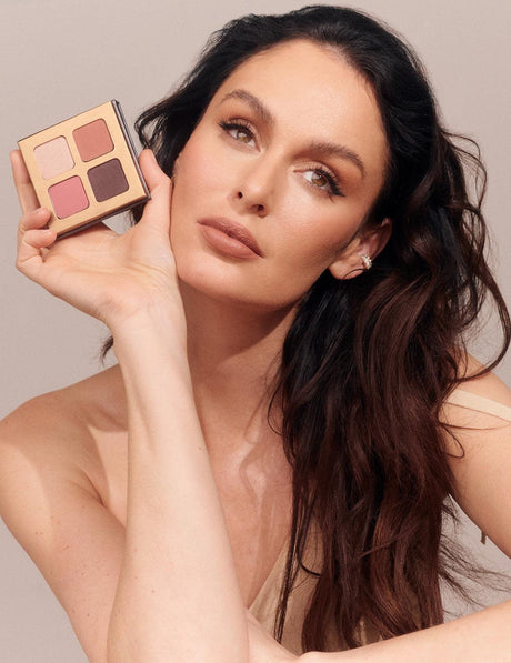 INIKA Organic Quad Eyeshadow Palette Flowers 8g.